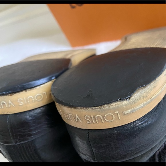 Authentic Louis Vuitton Leather Sneaker Boots sz 7 - Picture 15 of 15